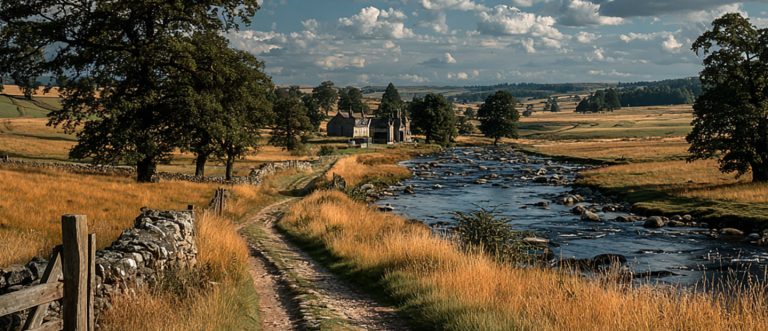 Northumberland landscape with river